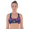 Pattern Nature Design Cross Back Sports Bra View1