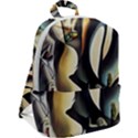 Model Of Picasso Zip Up Backpack View2