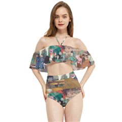 Moulin Rouge One Halter Flowy Bikini Set 