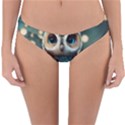Owl Bird Bird Of Prey Ornithology Animal Reversible Hipster Bikini Bottoms View1