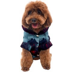 Haunted House Halloween Cemetery Moonlight Dog Coat