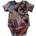 Background Embroidery Pattern Stitches Abstract Baby Short Sleeve Onesie Bodysuit View2