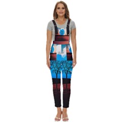 Surreal Fantasy Abstract Art Creativity Horizon Women s Pinafore Overalls Jumpsuit