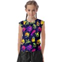 Space Patterns Kids  Raglan Cap Sleeve Tee View1