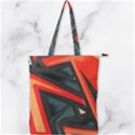 Graffiti Detail Wallpaper Texture Background Double Zip Up Tote Bag View1