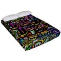 Graffiti Word Seamless Pattern Fitted Sheet (Queen Size) View2