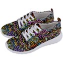 Graffiti Word Seamless Pattern Men s Lightweight Sports Shoes View2