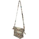 Seamless Pattern With Flower Birds Folding Shoulder Bag View2