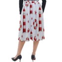 Nautical Seamless Pattern Classic Velour Midi Skirt  View2