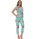 Pattern-with-koi-fishes Women s Pinafore Overalls Jumpsuit View3