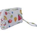 Fruit Summer Vitamin Watercolor Wristlet Pouch Bag (Small) View2