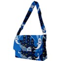 Halloween Ghosts Haunted House Full Print Messenger Bag (S) View1