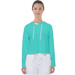 Color Turquoise Women s Slouchy Sweat by Kultjers