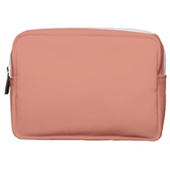 Color Dark Salmon Make Up Pouch (medium) by Kultjers