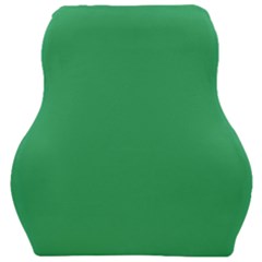 Color Medium Sea Green Car Seat Velour Cushion  by Kultjers