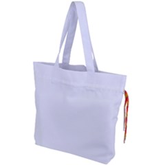 Color Lavender Drawstring Tote Bag by Kultjers