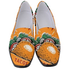 Seamless Pattern With Taco Women s Classic Loafer Heels