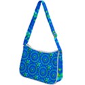 Kaleidoscope Blue Zip Up Shoulder Bag View2