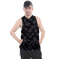 Background Graphic Wallpaper Decor Backdrop Art Men s Sleeveless Hoodie by Uceng