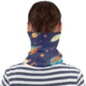 Space Galaxy Planet Universe Stars Night Fantasy Face Seamless Bandana (Adult) View2