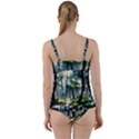 Forest Wood Nature Lake Swamp Water Trees Twist Front Tankini Set View2