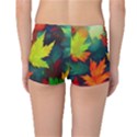 Leaves Foliage Autumn Nature Forest Fall Reversible Boyleg Bikini Bottoms View2