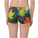Leaves Foliage Autumn Nature Forest Fall Reversible Boyleg Bikini Bottoms View4