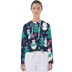 Colorful Funny Christmas Pattern Women s Slouchy Sweat by Uceng