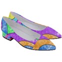 Colorful stylish design Women s Block Heels  View3