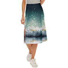Sparkle Lotus Midi Panel Skirt