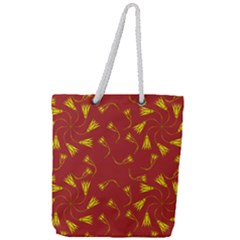 Background Pattern Texture Design Full Print Rope Handle Tote (large) by Ravend