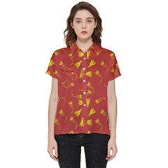 Background Pattern Texture Design Short Sleeve Pocket Shirt
