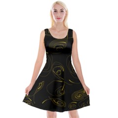 Fish 711 Reversible Velvet Sleeveless Dress
