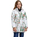 Background Ornamental Pattern Graphic Seamless Kid s Hooded Longline Puffer Jacket View1