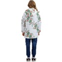 Background Ornamental Pattern Graphic Seamless Kid s Hooded Longline Puffer Jacket View4
