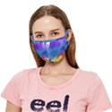 Abstract Geometric Landscape Art 3d Crease Cloth Face Mask (Adult) View1