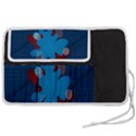 Background Abstract Design Blue Pen Storage Case (S) View2
