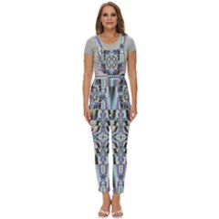 Modern Art Abstract Pattern Women s Pinafore Overalls Jumpsuit