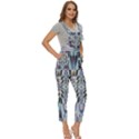 Modern Art Abstract Pattern Women s Pinafore Overalls Jumpsuit View3