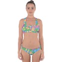 Flower Spring Background Blossom Cross Back Hipster Bikini Set View1