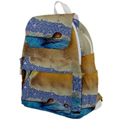 Abstract Painting Art Texture Top Flap Backpack by Ravend