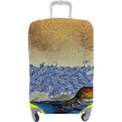Abstract Painting Art Texture Luggage Cover (large) by Ravend