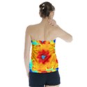 Fractal Starfish Mandelbrot Blue Strapless Top View2
