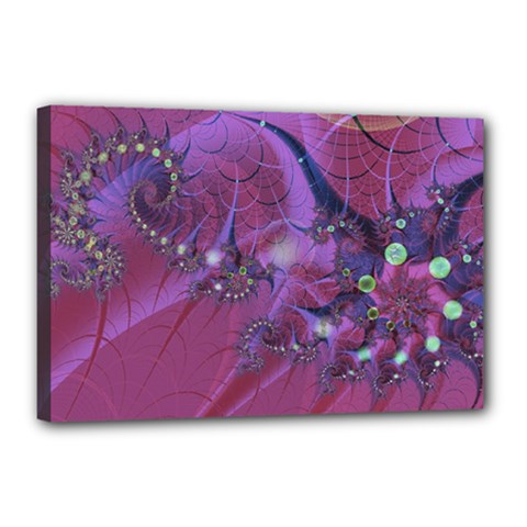 Fractal Math Abstract Abstract Art Canvas 18  X 12  (stretched)