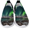 Aurora Borealis Photo Kids  Slip On Sneakers View1