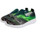 Aurora Borealis Photo Kids  Slip On Sneakers View2