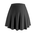 Small Grey Black Plaid Mini Flare Skirt View2
