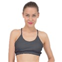 Small Grey Black Plaid Basic Training Sports Bra View1