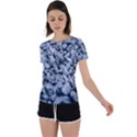 Rocks Stones Gray Gravel Rocky Material  Back Circle Cutout Sports Tee View1