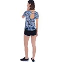 Rocks Stones Gray Gravel Rocky Material  Back Circle Cutout Sports Tee View2